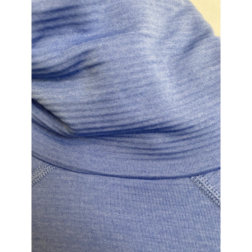 Duluth Trading Women's Sweater Blue Extra Large Oversized Ribbed Wrap Neck #562 - Picture 8 of 8